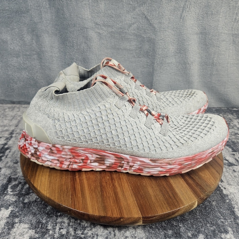 NOBULL Allday Runner Shoes Mens Size 12 Gray Knit Camo Running Sneakers Low Top